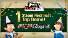 'Worst Class Ever', the Top Demo on Steam Next Fest with 600k Players Releases on November 10!