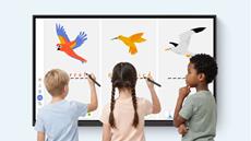 BenQ RE05E-Serie – Neue interaktive Boards mit Android 16, Google EDLA und KI-Unterst&uuml;tzung