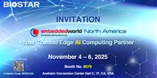 Biostar to Feature Products at Embedded World North America 2025