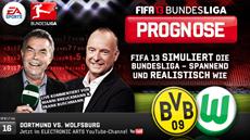Die FIFA 13 Bundesliga Prognose: Borussia Dortmund gegen VFL Wolfsburg