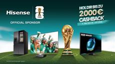 F&uuml;r Stadion-Feeling zu Hause: Hisense lockt mit Technik-Highlights und Cashback