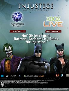 Injustice: G&ouml;tter unter uns – Facebook App mit exklusiven Batman: Arkham City Skins ver&ouml;ffentlicht