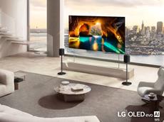 LG pr&auml;sentiert den Wallpaper TV: Ultrad&uuml;nner OLED-Fernseher mit kabelloser Technologie