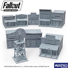 Modiphius Continues Support for at Home 3D Printing with New Fallout: Wasteland Warfare &quot;Dry Rock Gulch&quot; Set