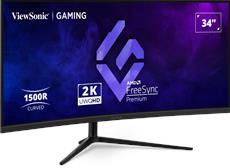 Neuer 34-Zoll-Gaming-Monitor - ViewSonic pr&auml;sentiert VX3418C-2K mit UWQHD-Aufl&ouml;sung, 180 Hz und 1 ms Reaktionszeit