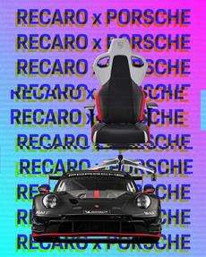 Porsche pr&auml;sentiert den neuen RECARO x Porsche Gaming-Stuhl Limited Edition