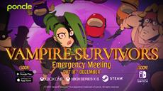 Vampire Survivors announces Among Us themed DLC ‘Emergency Meeting’